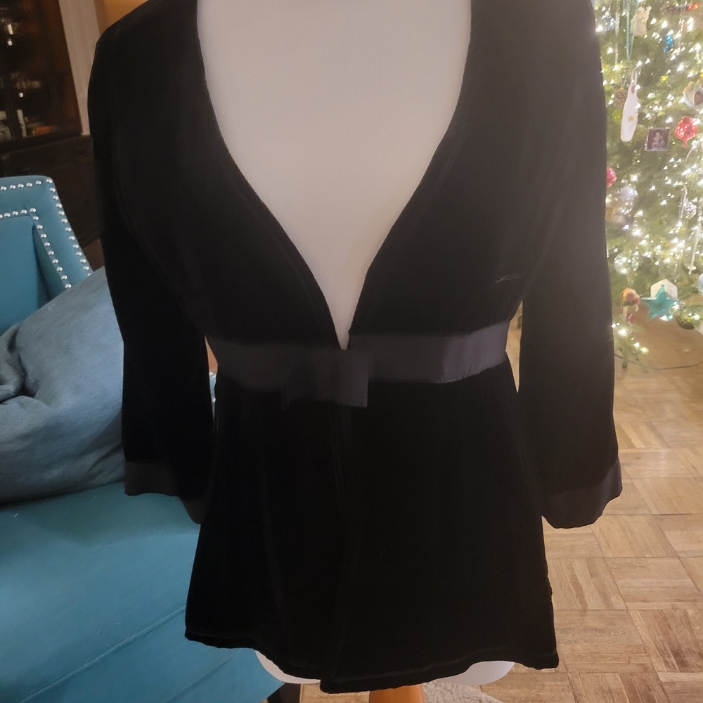 Max Studio Black Velvet Blazer
